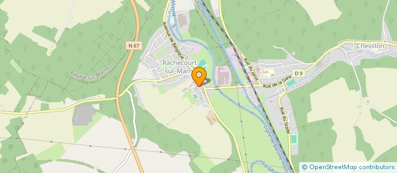 localisation de l'entreprise TER'HAPPY à RACHECOURT-SUR-MARNE