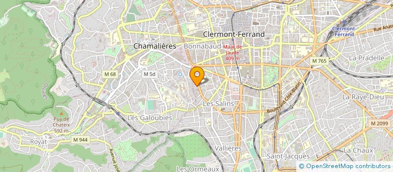 localisation de l'entreprise TER PLEIN à CLERMONT-FERRAND