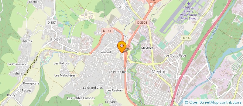 localisation de l'entreprise TER RENOV à POISY