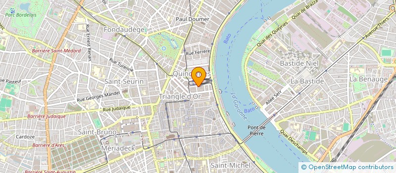 localisation de l'entreprise TERA 15  BORDEAUX