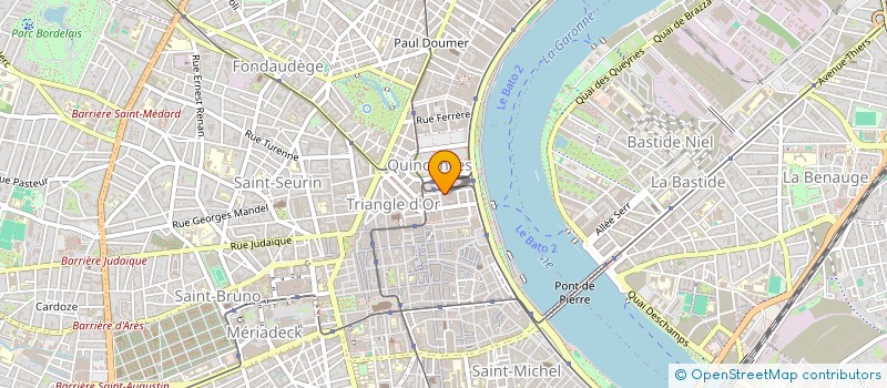 localisation de l'entreprise TERA 19  BORDEAUX