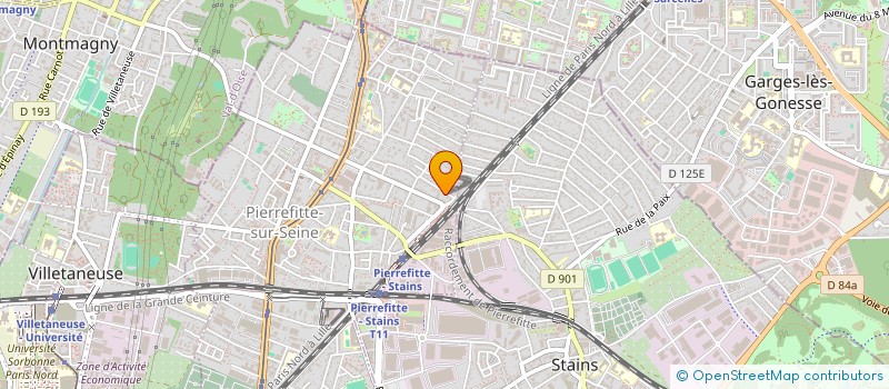 localisation de l'entreprise TERA à PIERREFITTE-SUR-SEINE