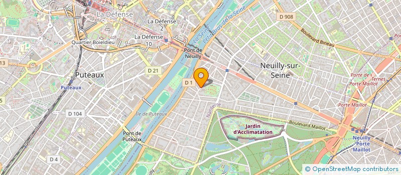 localisation de l'entreprise TERA à NEUILLY-SUR-SEINE