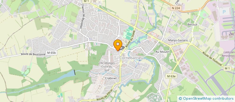 localisation de l'entreprise TERA  MONDONVILLE