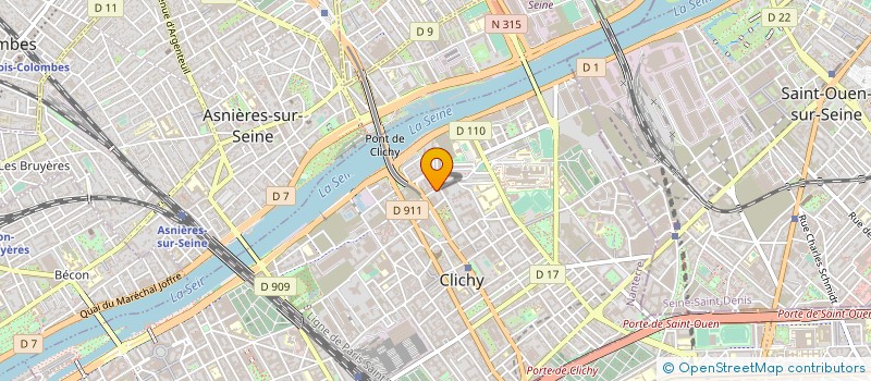 localisation de l'entreprise TERA SOLUTIONS à CLICHY