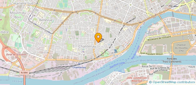 localisation de l'entreprise TERABELL à NANTES