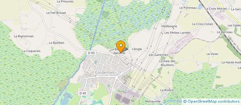 localisation de l'entreprise TERACTIV  CORDEMAIS