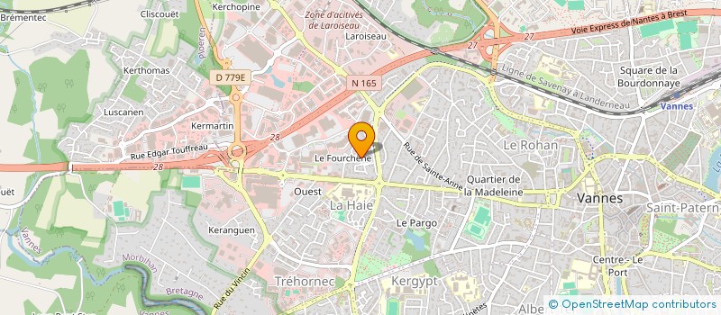 localisation de l'entreprise TERADELI à VANNES
