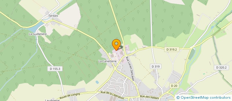 localisation de l'entreprise TERADEM à SENONCHES