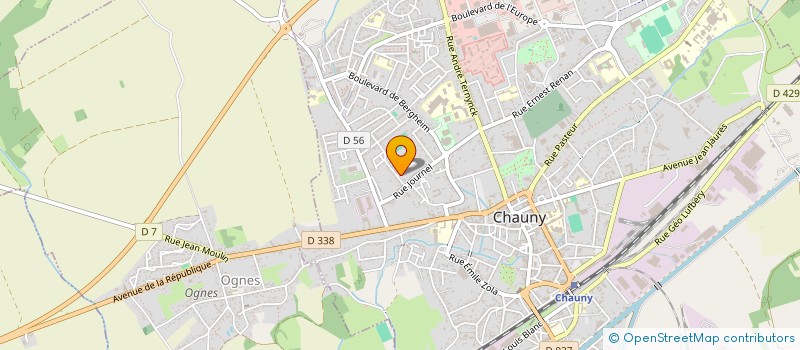 localisation de l'entreprise TERAGUON  CHAUNY