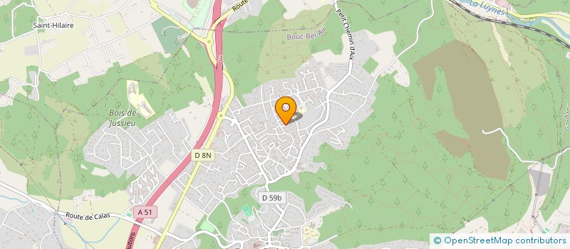 localisation de l'entreprise TERAJEE à BOUC-BEL-AIR