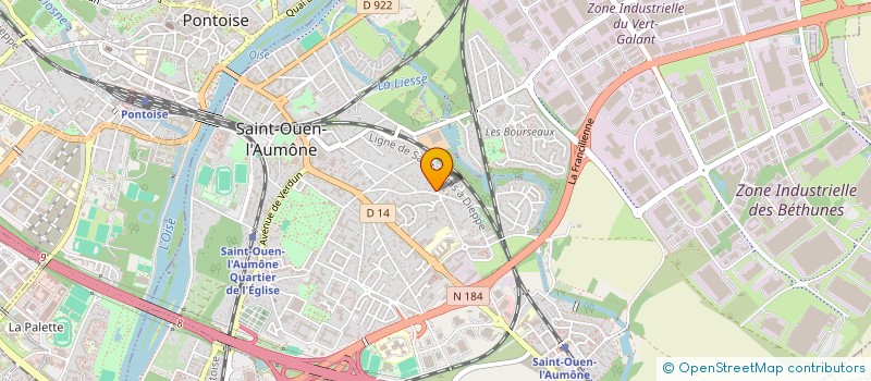 localisation de l'entreprise TERAK à ST OUEN L AUMONE