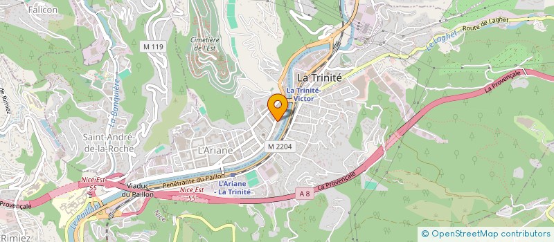 localisation de l'entreprise TERAKA DATA SERVICES à NICE