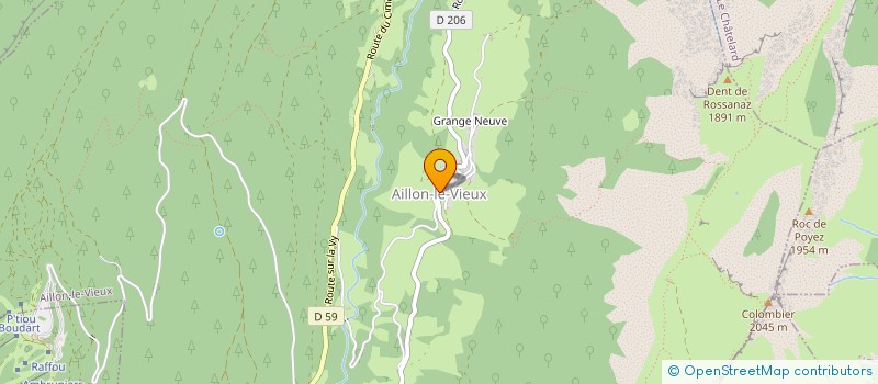 localisation de l'entreprise TERAKALOR  AILLON-LE-VIEUX