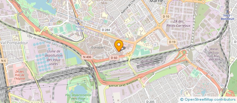 localisation de l'entreprise TERALIA à ALFORTVILLE