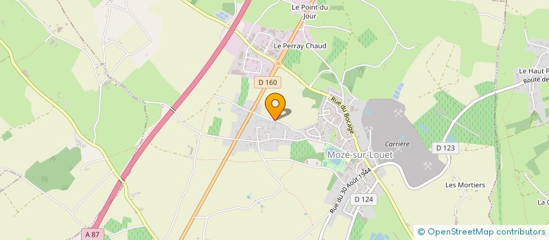 localisation de l'entreprise TERALIM  MOZE-SUR-LOUET