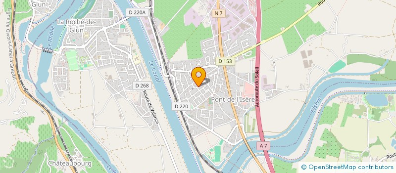 localisation de l'entreprise TERALYA  PONT-DE-L'ISERE