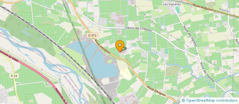 localisation de l'entreprise TERALYS  CAVAILLON