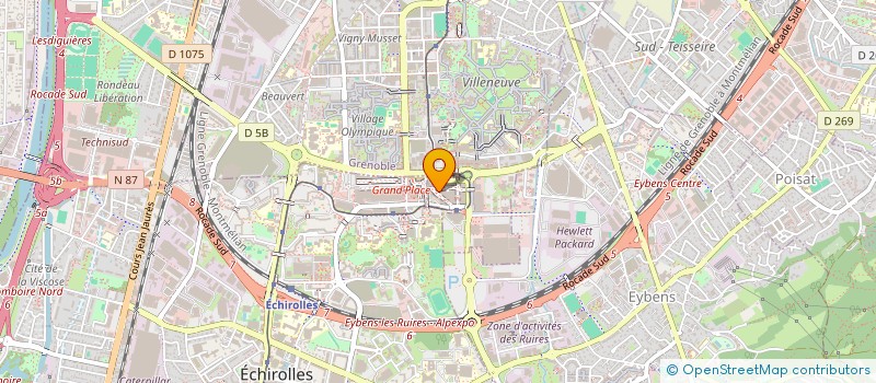 localisation de l'entreprise TERAMAN à GRENOBLE