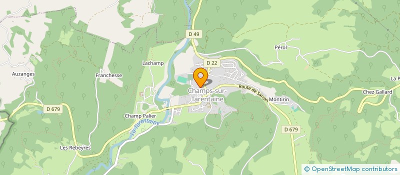 localisation de l'entreprise TERAMAR à CHAMPS-SUR-TARENTAINE-MARCHAL