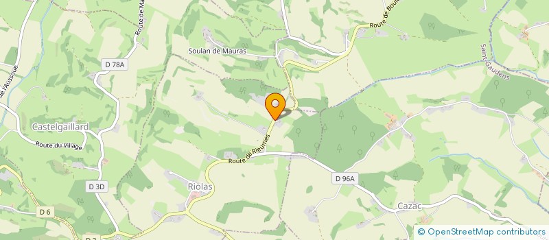 localisation de l'entreprise TERANEVA  RIOLAS