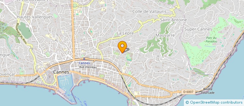 localisation de l'entreprise TERANGA à CANNES