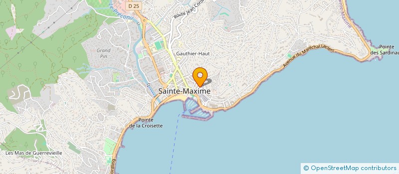 localisation de l'entreprise TERANGA à SAINTE-MAXIME
