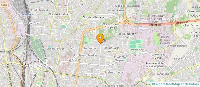 localisation de l'entreprise TERANGA à ORLEANS