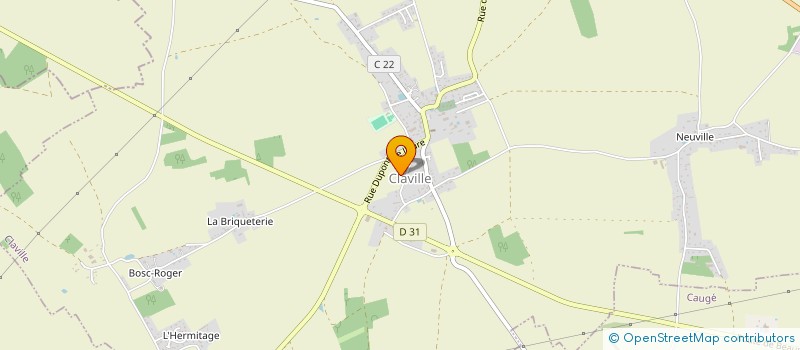 localisation de l'entreprise TERANGA  CLAVILLE