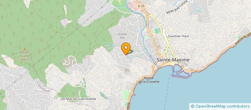 localisation de l'entreprise TERANGA à SAINTE-MAXIME