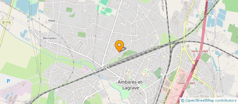 localisation de l'entreprise TERANGA  AMBARES-ET-LAGRAVE