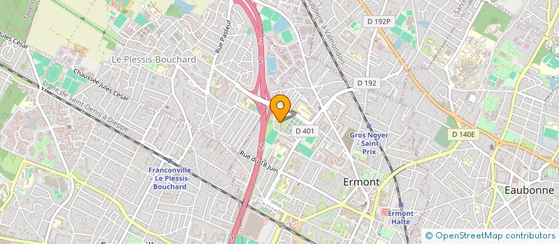 localisation de l'entreprise TERANGA IMMO à ERMONT