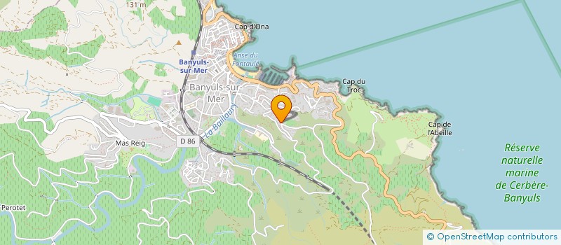 localisation de l'entreprise TERANGA PROMOTION  BANYULS-SUR-MER