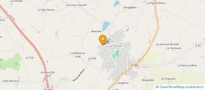 localisation de l'entreprise TERANGA SANTE  LA MOTTE