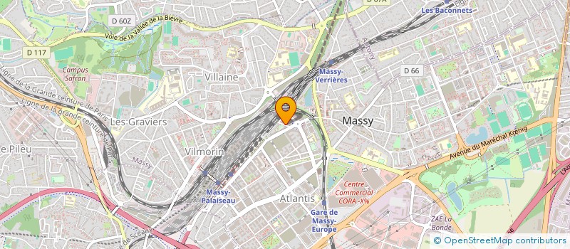 localisation de l'entreprise TERANGA SERVICES à MASSY