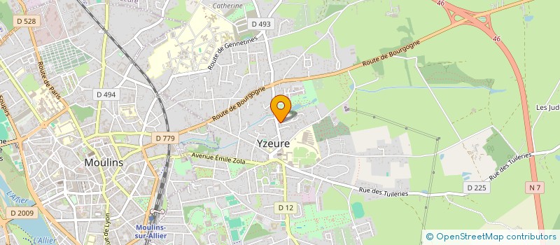 localisation de l'entreprise TERANGA SOCIALE, ON AVANCE MIEUX ENSEMBLE TOUT SEUL ON VA PLUS VITE, ENSEMBLE ON VA PLUS LOIN à YZEURE