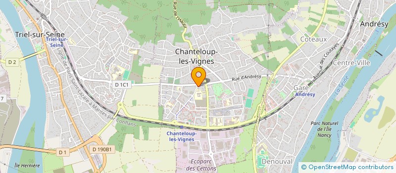 localisation de l'entreprise TERANGAMATH à CHANTELOUP-LES-VIGNES