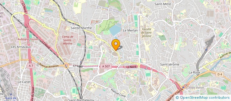 localisation de l'entreprise TERANGUA à MARSEILLE