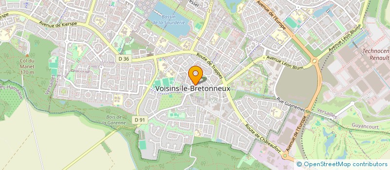 localisation de l'entreprise TERANIM CONSULTING à VOISINS-LE-BRETONNEUX