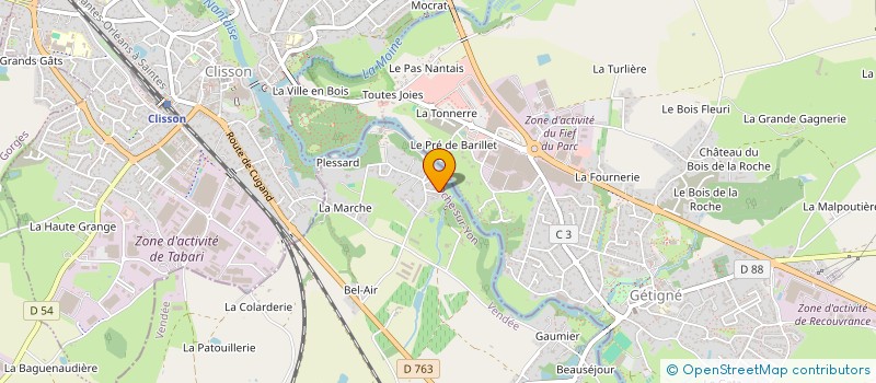 localisation de l'entreprise TERANOVITCH  CUGAND