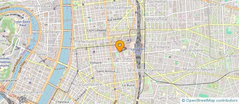 localisation de l'entreprise TERARTIS  LYON