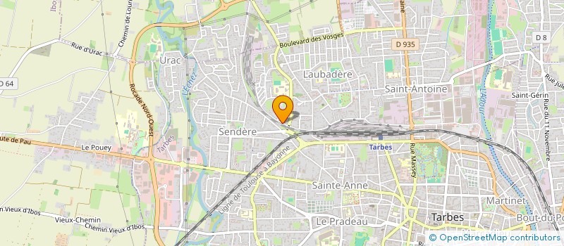 localisation de l'entreprise TERAVIA  TARBES