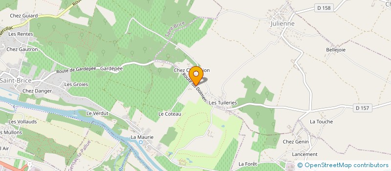 localisation de l'entreprise TERAVITIS à JULIENNE