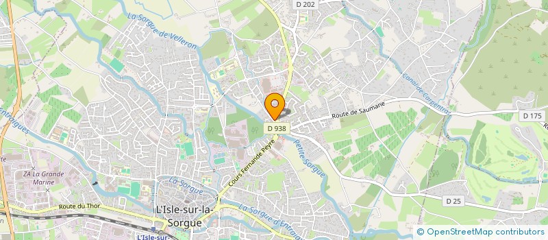 localisation de l'entreprise TERCERA à L'ISLE-SUR-LA-SORGUE
