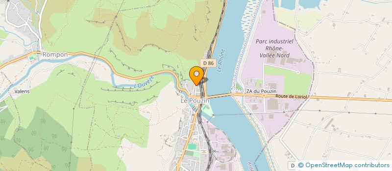 localisation de l'entreprise TERCLA  LE POUZIN