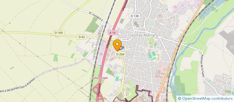 localisation de l'entreprise TERCO SA à JAUNAY-MARIGNY