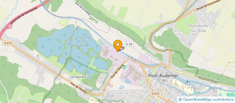 localisation de l'entreprise TERCOL à PONT-AUDEMER