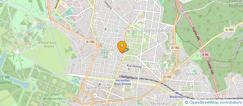 localisation de l'entreprise TERDECIES à VERSAILLES