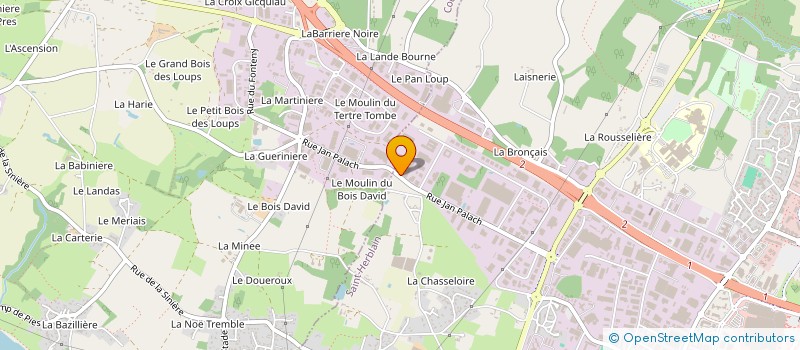 localisation de l'entreprise TERDICI à SAINT-HERBLAIN