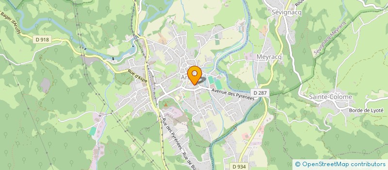 localisation de l'entreprise TERDO à PAU